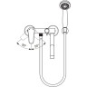 Смеситель для ванны VIDIMA BALANCE BA268AA